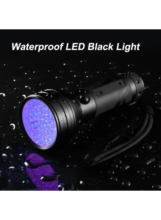 UV Black Light 51 LED 395nm Flashlight – Detects Pet Urine, Bed Bugs, and Hidden Stains on Carpets and Clothes – Portable Flashlight for Home Inspection - Image 3