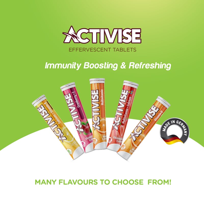 Activise أقراص تنشيط الكالسيوم + فيتامين C الفوارة، ليمون 13 قرص - Image 5