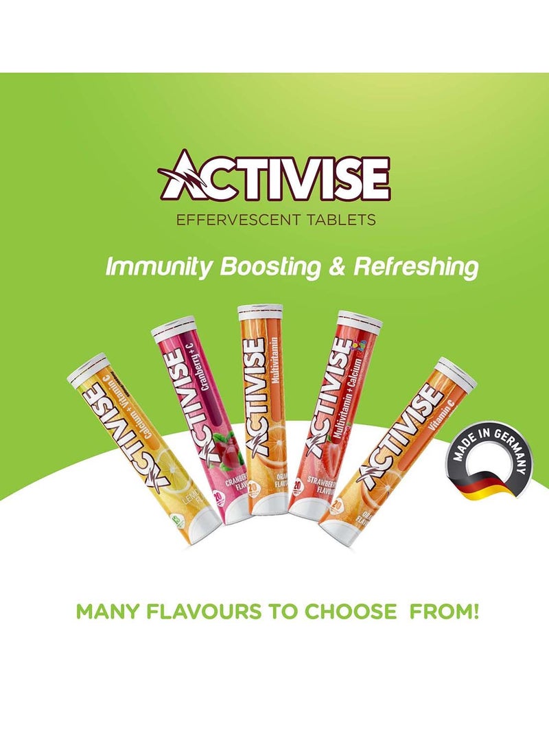 Activise أقراص تنشيط الكالسيوم + فيتامين C الفوارة، ليمون 13 قرص - Image 4