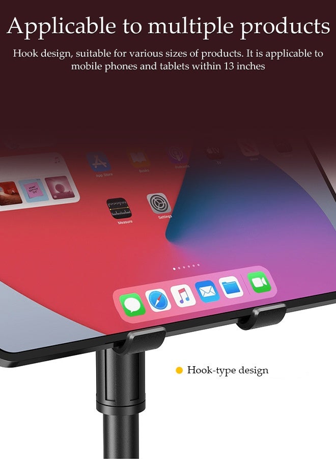 DUNISO Phone Holder，Phone Stand for Desk，Portable Adjustable Height Tablet Holder,Universal for Mobile Phones and Tablets - Image 5