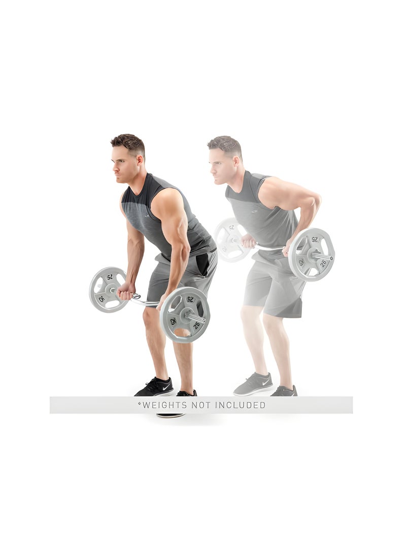 أتش برو إتش إم سبورتس 1.2 متر بار سوبر كيرل | عزز تدريبات القوة الخاصة بك - Image 3