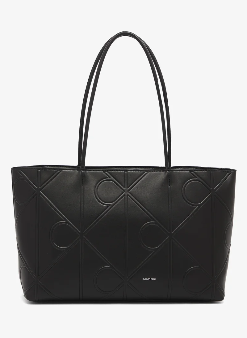 CALVIN KLEIN Embossed Aop Tote Bag