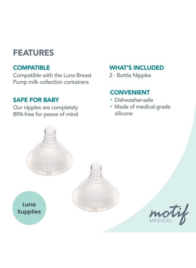 Motif Medical Slowflow Baby Bottle Nipples For Luna - Image 4