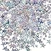 Hestya Star Confetti Glitter Table Confetti Metallic Foil Stars for Christmas Party Wedding Festival DecorationsGlitter Silver10mm and 6mm60g - Image 3
