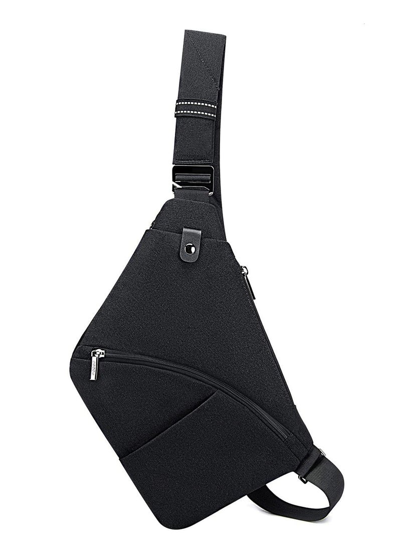 SYOSI Anti Theft Waterproof Shoulder Backpack Sling Chest Crossbody Bag Cover Pack Rucksack Bicycle Sport  - Image 1