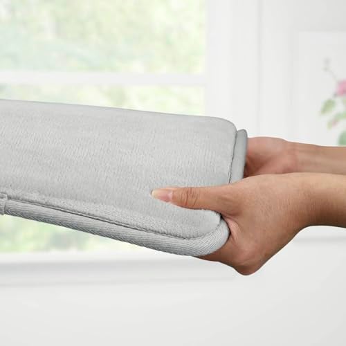 Genteele Memory Foam Bath Mat Non Slip Absorbent Super Cozy Velvet Bathroom Rug Carpet (20 inches X 32 inches, Silver) - Image 5