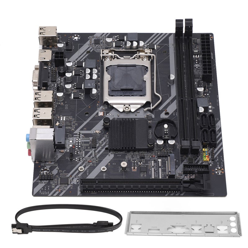 فوكس كون لوحة أم DDR3 LGA1155 تدعم سرعة شبكة سريعة H61M لوحة أم للكمبيوتر - واجهة وسائط متعددة عالية الدقة VGA لوحة أم للألعاب للوحة الرئيسية لأجهزة سطح المكتب - Image 1