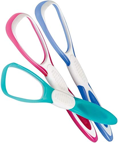 YASHVIN® Plastic Tongue Cleaner Soft Grip Fights Bad Breath Oral Health Care Tool for Adults and Kids Pack of 2 Pieces_PT-CL28