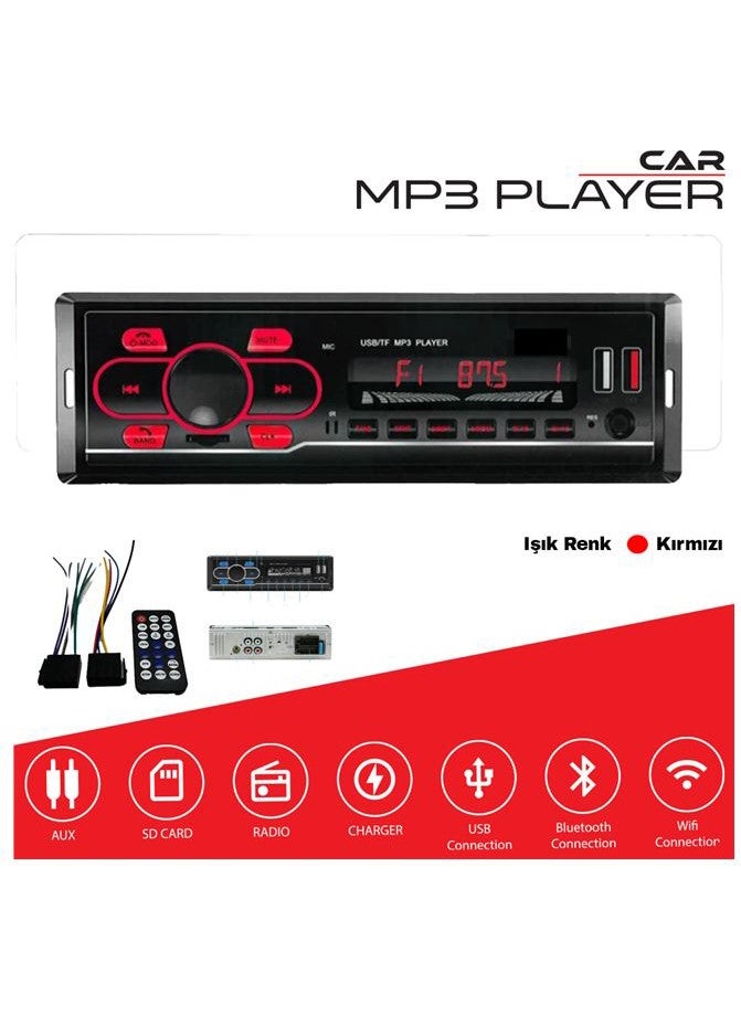 Replax Auto Tep Mp3 USB Player 12VOLT Red Light 2749951  - Image 4