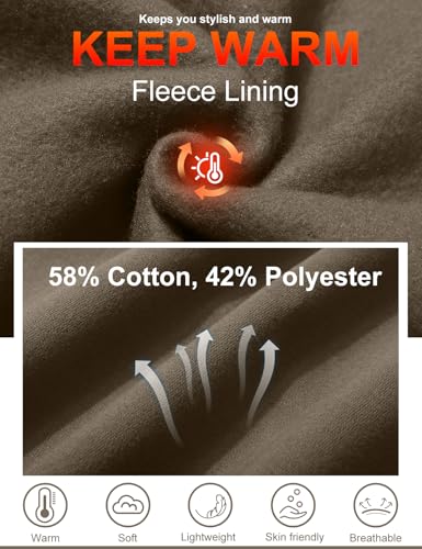 Eisctnd Womens Fleece 2 Piece Sweatsuit Lounge Set Long Sleeve Sweatshirt Jogger Pants Tracksuit Sweatsuit 2024 Fall Sets(Coffee-L) - Image 5
