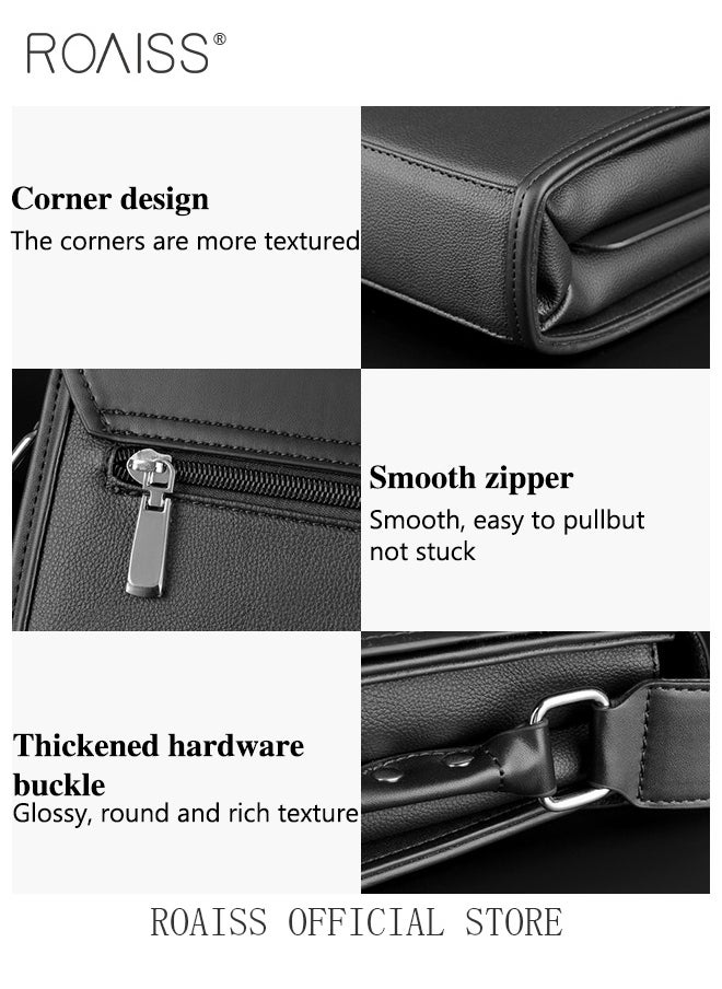 Business Briefcase Versatile Shoulder Bag for Men Ideal for Business and Casual Needs Lightweight with a Sleek Design Convenient Carry Handle