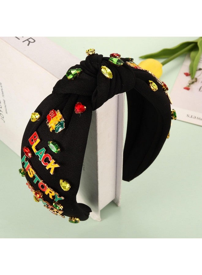 سيالكسهيني عصابة رأس أفرو كوين بتصميم خريطة القلب الأفريقي ويوم التاسع عشر من يونيو وشهر التاريخ الأسود - عصابة رأس بتصميم خريطة القلب الأفريقي وإكسسوارات الشعر وهدايا الملابس (أسود E) - Image 3