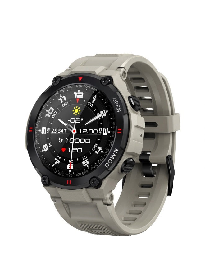 Men's Fully Intelligent Bluetooth Calling Watch, Answering Phone Watch, Heart Rate Monitor, Fitness Waterproof Intelligent Reminder Selfie, Sleep Monitoring, Replaceable Watch Strap - Image 1
