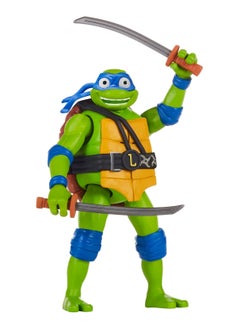 Teenage Mutant Ninja Turtles Teenage Mutant Ninja Turtles: Mutant Mayhem 5.5 Leonardo Deluxe Ninja Shouts Figure by Playmates Toys  - Image 1