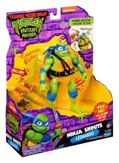 Teenage Mutant Ninja Turtles Teenage Mutant Ninja Turtles: Mutant Mayhem 5.5 Leonardo Deluxe Ninja Shouts Figure by Playmates Toys  - Image 5