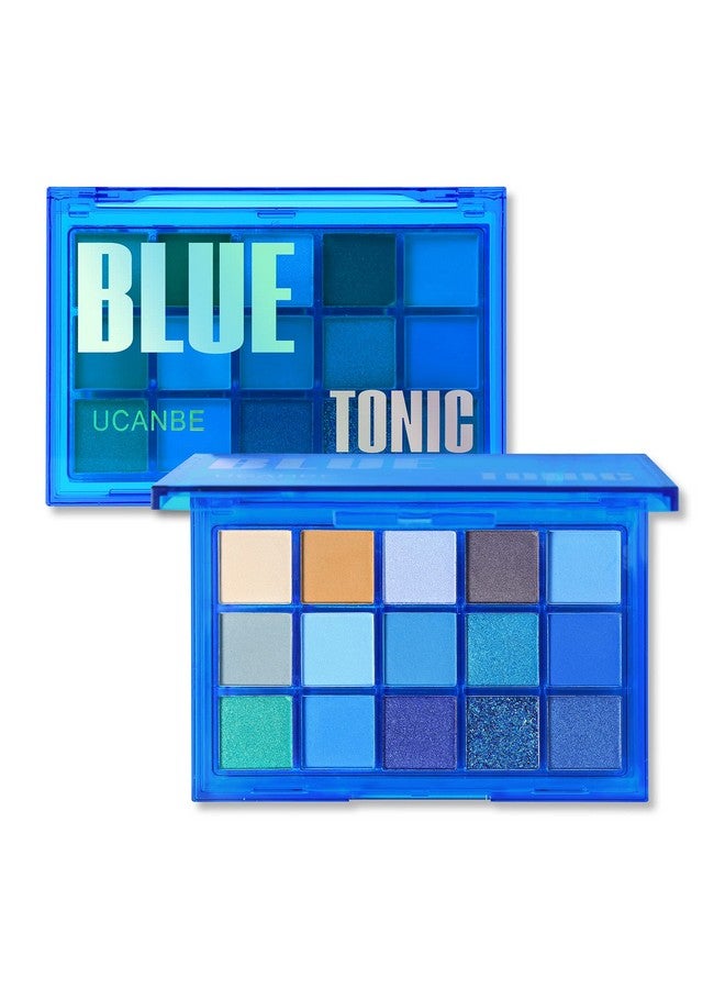 Ucanbe لوحة مكياج ظلال العيون النيون الساطعة 15 لون براق عالي الصبغة أرجواني أزرق أصفر لامع غير لامع لامع معدني ألوان ظلال العيون الملونة الزاهية كريمة مجموعة مكياج باللون الأزرق التوني - Image 1