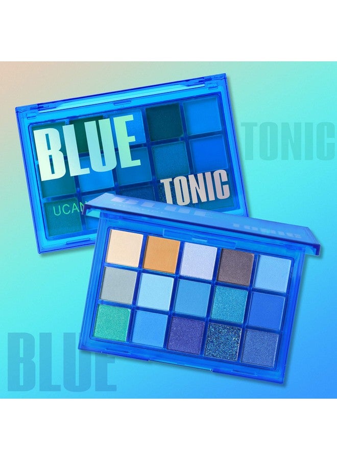 Ucanbe لوحة مكياج ظلال العيون النيون الساطعة 15 لون براق عالي الصبغة أرجواني أزرق أصفر لامع غير لامع لامع معدني ألوان ظلال العيون الملونة الزاهية كريمة مجموعة مكياج باللون الأزرق التوني - Image 4