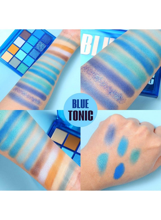 Ucanbe لوحة مكياج ظلال العيون النيون الساطعة 15 لون براق عالي الصبغة أرجواني أزرق أصفر لامع غير لامع لامع معدني ألوان ظلال العيون الملونة الزاهية كريمة مجموعة مكياج باللون الأزرق التوني - Image 5
