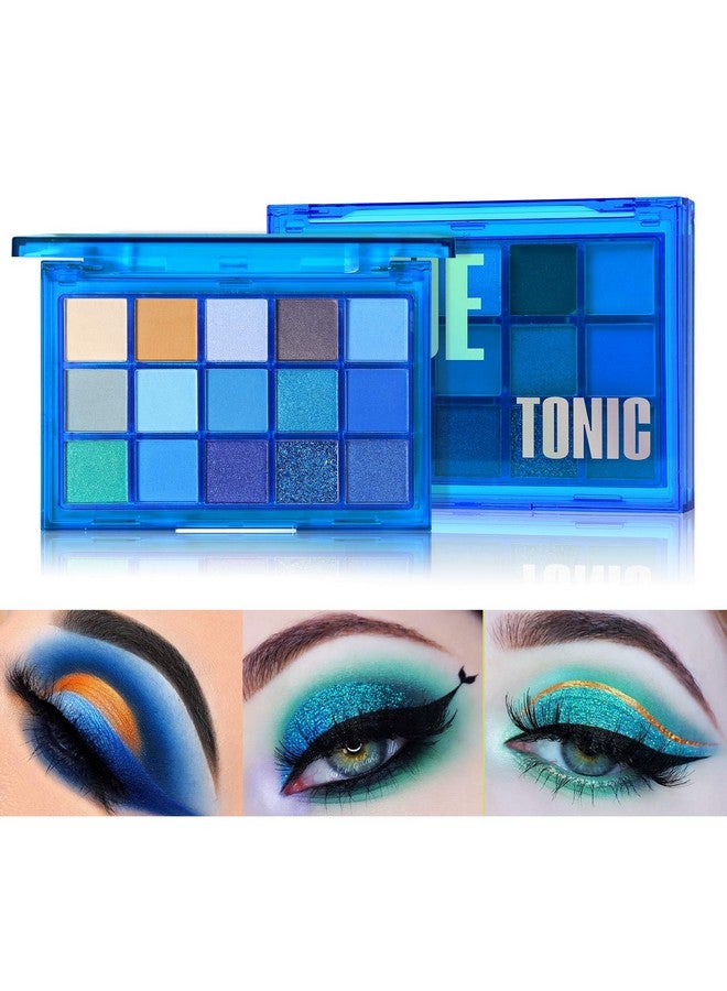 Ucanbe لوحة مكياج ظلال العيون النيون الساطعة 15 لون براق عالي الصبغة أرجواني أزرق أصفر لامع غير لامع لامع معدني ألوان ظلال العيون الملونة الزاهية كريمة مجموعة مكياج باللون الأزرق التوني - Image 3