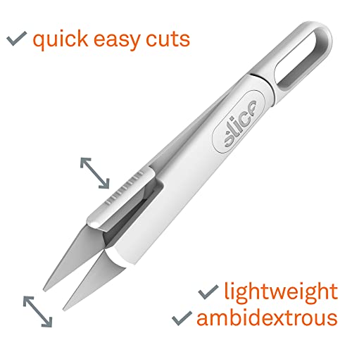 Slice Self-Opening Scissors Finger-Friendly Blade Lasts up to 11x Longer Than Steel, 1 Pack - Image 4