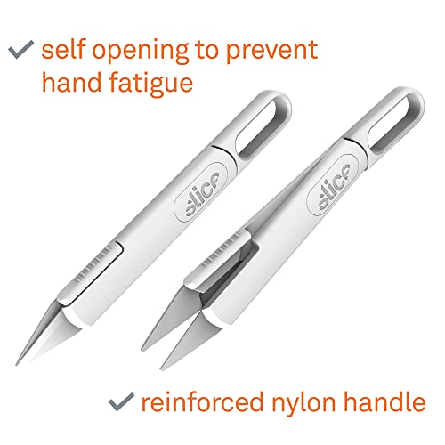 Slice Self-Opening Scissors Finger-Friendly Blade Lasts up to 11x Longer Than Steel, 1 Pack - Image 3