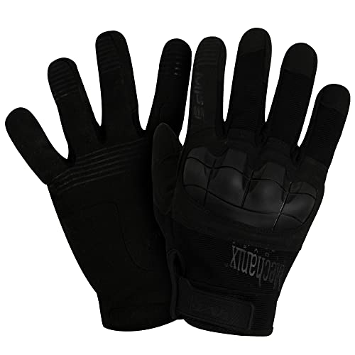 ZaySoo Full Finger Gloves Hard Knuckle actical Outdoor Breathable - Black - Image 1