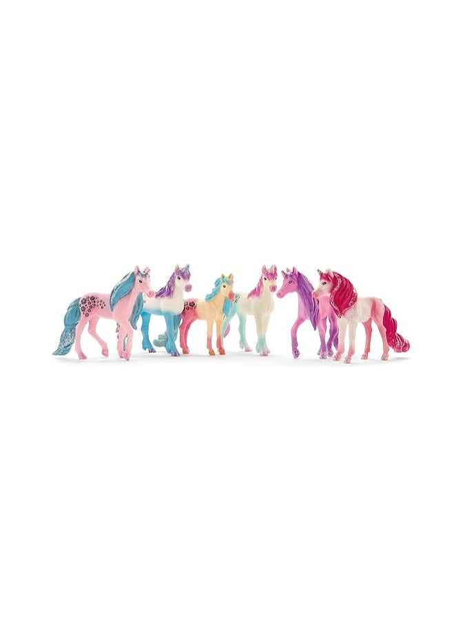 شليتش SCHLEICH Bayala, Unicorn Gifts for Girls and Boys Ages 5-12, 6-Piece Set, Collectible Unicorn Toys - Image 1