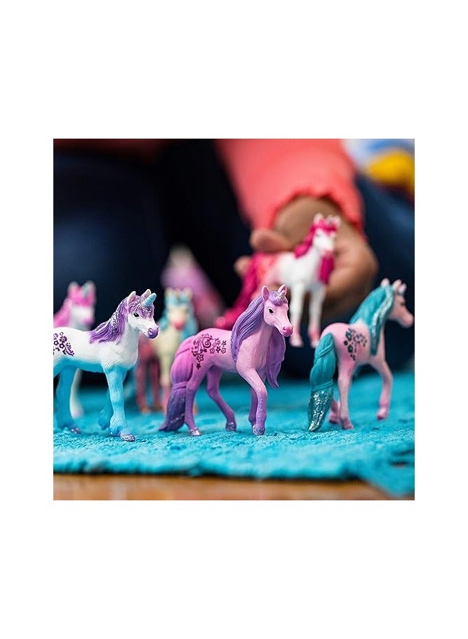 شليتش SCHLEICH Bayala, Unicorn Gifts for Girls and Boys Ages 5-12, 6-Piece Set, Collectible Unicorn Toys - Image 2