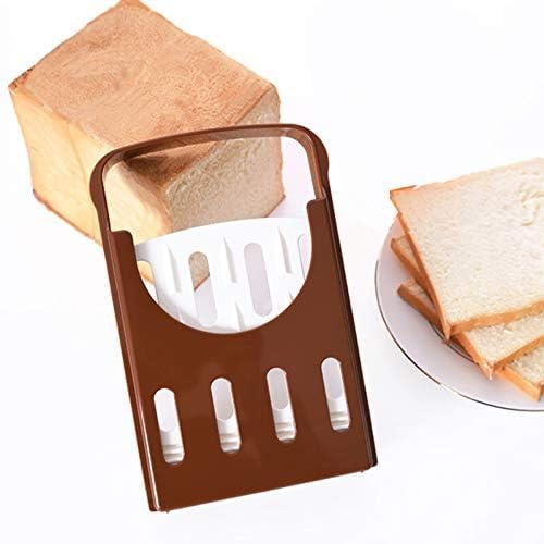 DIKPUL GROUP Bread Slicer for Homemade Bread Bread Slicer Cutting Guide Foldable Compact Cutting Board Dough Cut Frame Bread Slicer Foldable Adjustable Bread Toast Slicer Kitchen Accessories - Image 2