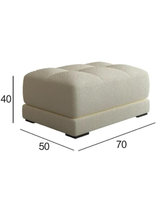 Generic Ultimate Comfort Trio Boucle Sofa Chair and Ottoman Set Luxurious Lounge Seating for Modern Living Spaces  - Image 4