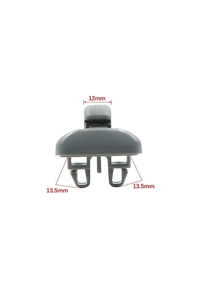 Vuzmode Gray Car Sun Visor Hook Clip - Image 3