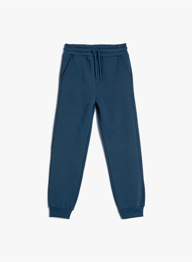 كوتون Basic Jogger Sweatpants Drawstring Pockets