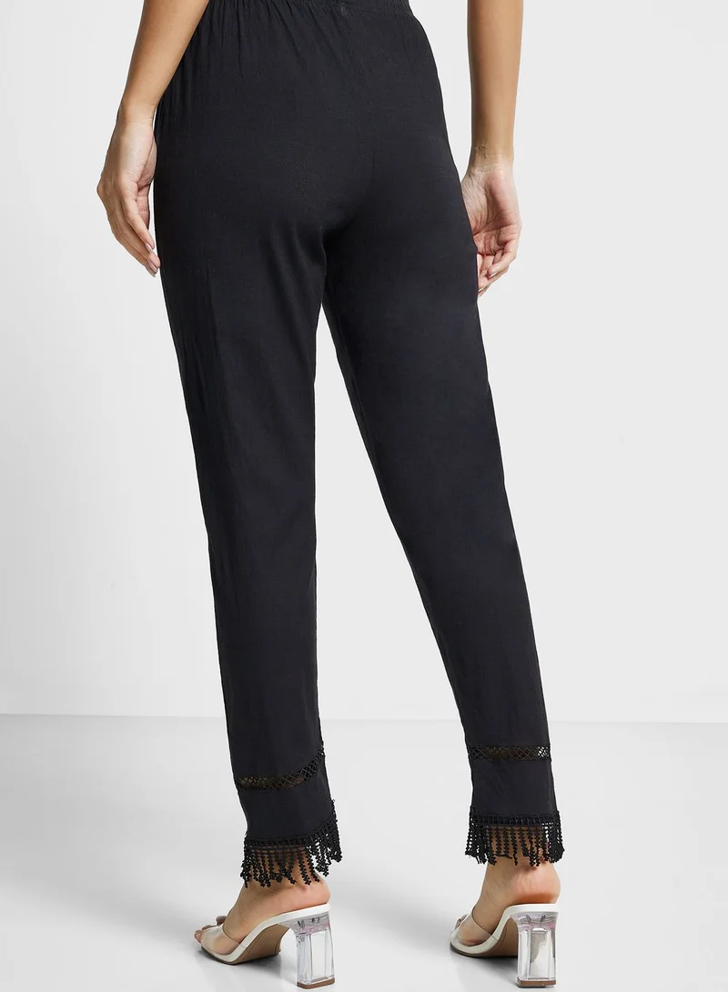 kolaba Pocket Detail High Waist Pants