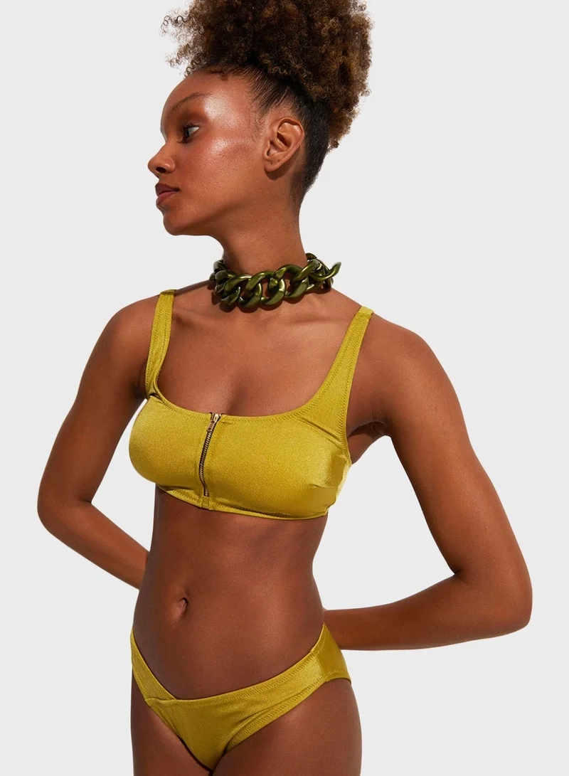 JUNE High Leg Bikini Bottom