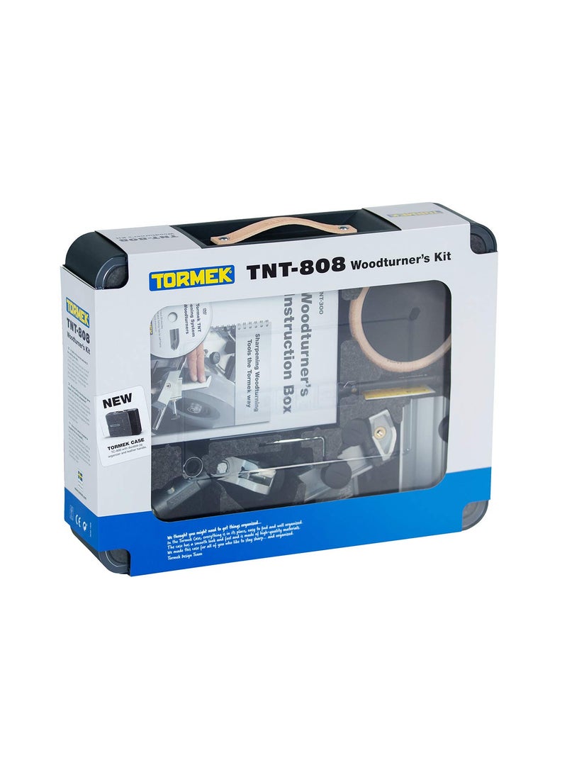 TORMEK Tormek TNT808 Woodturners Kit  A Complete Turning Tool Sharpener Kit for Tormek Water Cooled Sharpening Systems  Includes Jigs to Shape and Sharpen Turning Tools 