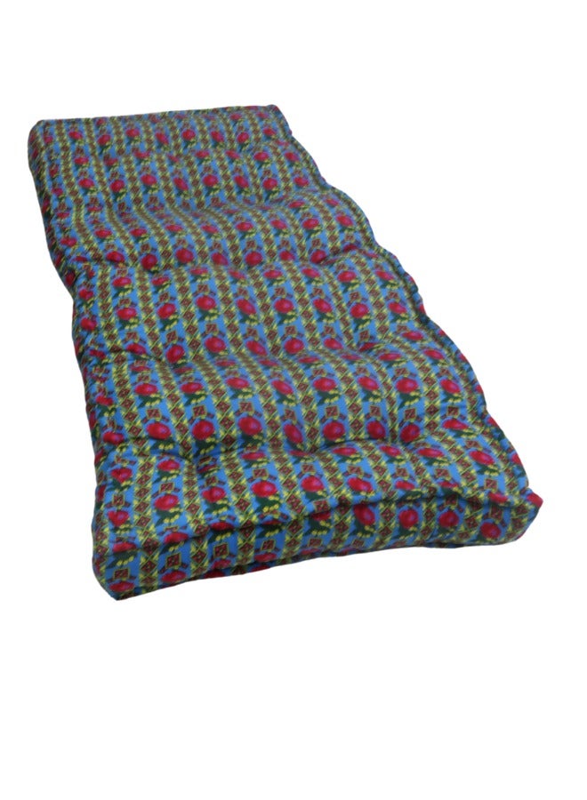 سمارت هوم مرتبة ومطرحة قطنية فاخرة بأبعاد مثالية (180 سم × 90 سم × 10 سم) للمنزل والمخيمات والإستراحات تتميز بالراحة التامة والدعامة المثالية لجعل كل لحظة من الراحة أكثر استرخاءً بفضل قماشها القطني الناعم وارتفاعها المثالي - Image 2