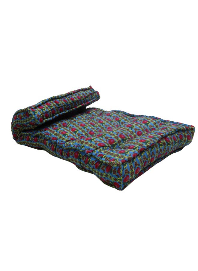 سمارت هوم مرتبة ومطرحة قطنية فاخرة بأبعاد مثالية (180 سم × 90 سم × 10 سم) للمنزل والمخيمات والإستراحات تتميز بالراحة التامة والدعامة المثالية لجعل كل لحظة من الراحة أكثر استرخاءً بفضل قماشها القطني الناعم وارتفاعها المثالي - Image 3