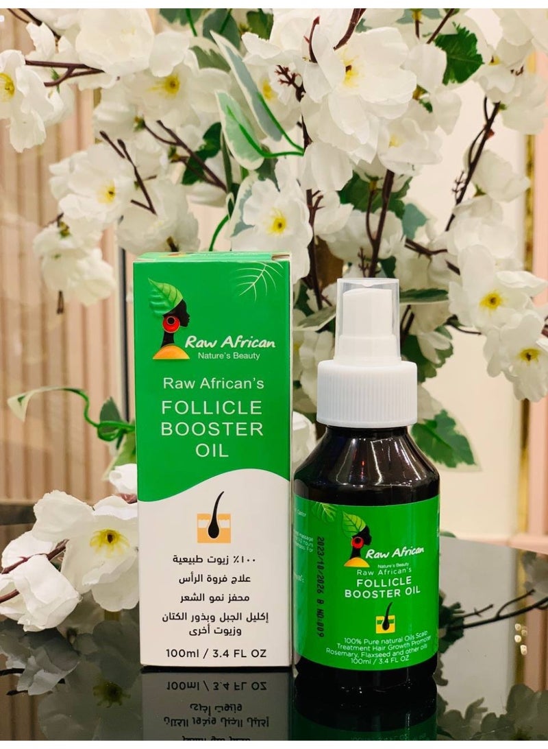 رو افريكان زيت معزز لنمو الشعر 100 مل - Image 3