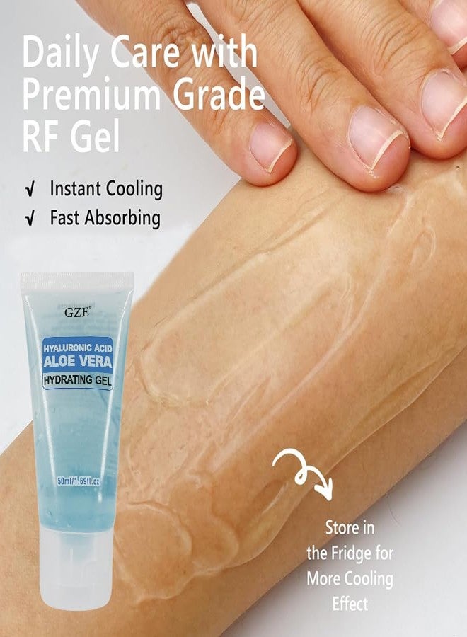 GZE Hyaluronic Acid & Aloe Vera Hydrating Gel Moisturizing Gel for RF - Radio Frequency Gel Intense Moisturizer Conductive Gel For Microcurrent- Soothing, Lightweight, Non-Greasy Formula - Image 3