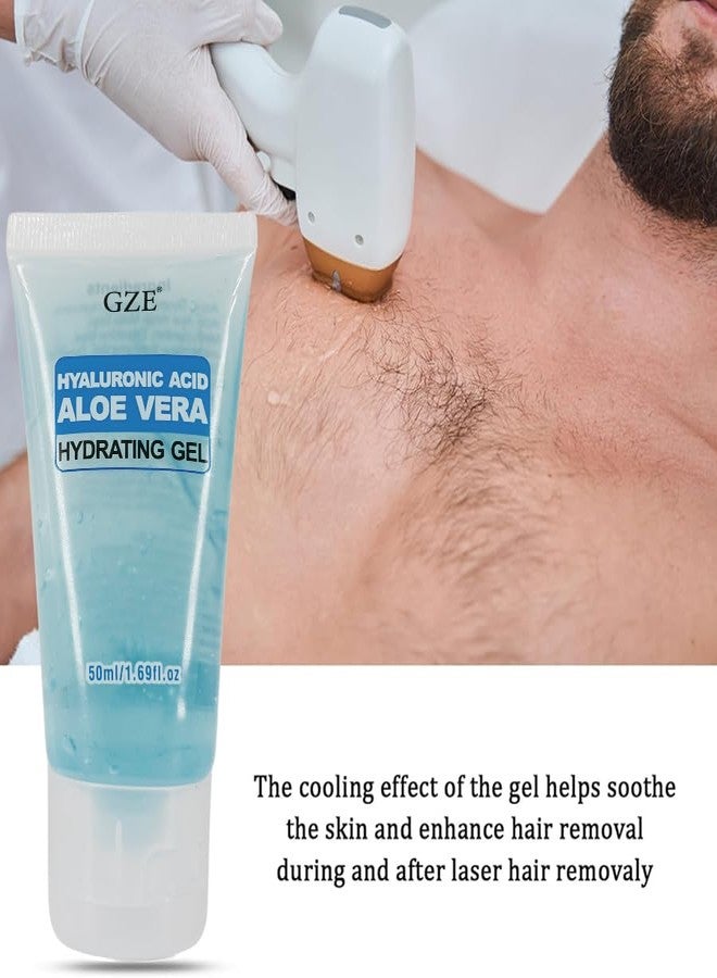 GZE Hyaluronic Acid & Aloe Vera Hydrating Gel Moisturizing Gel for RF - Radio Frequency Gel Intense Moisturizer Conductive Gel For Microcurrent- Soothing, Lightweight, Non-Greasy Formula - Image 4