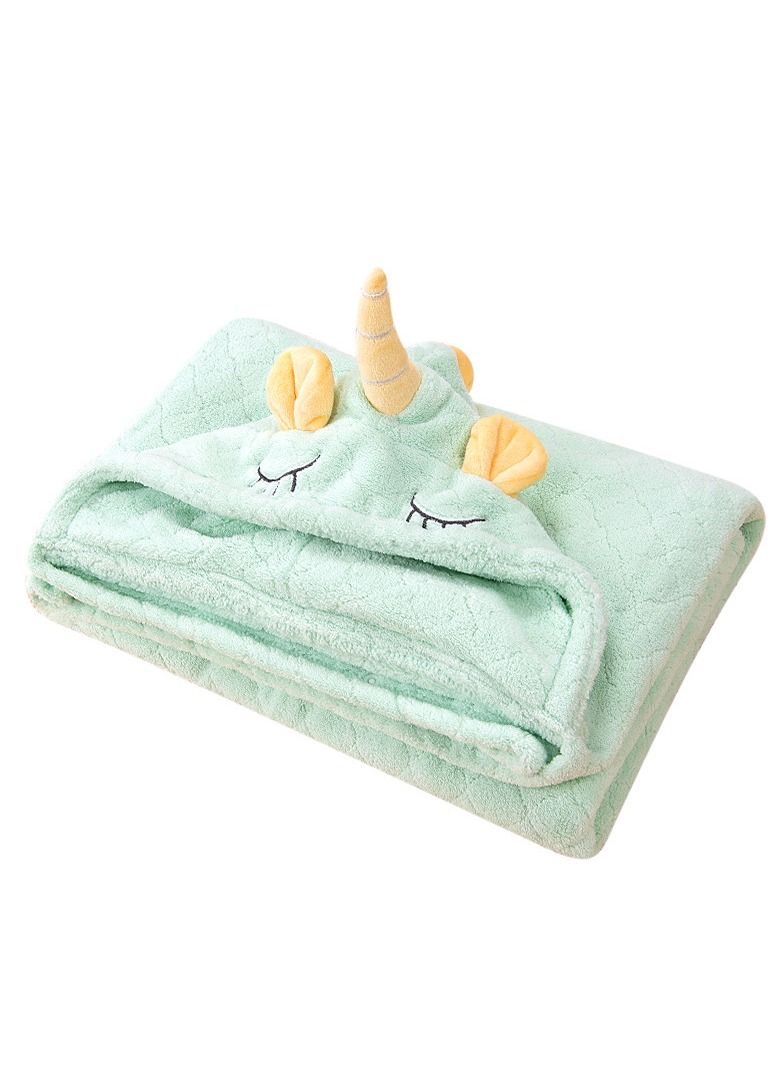 Loquat With Hood Coral Fleece Cloaks Bath Towels