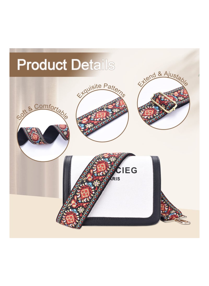 SYOSI SYOSI 2Inches Wide Shoulder Strap Adjustable Replacement, Multifunction Crossbody Canvas Bag Handbag Belts for Unisex Handbag, Crossbody Bags, Shoulder Bags, Guitar Strap  - Image 3