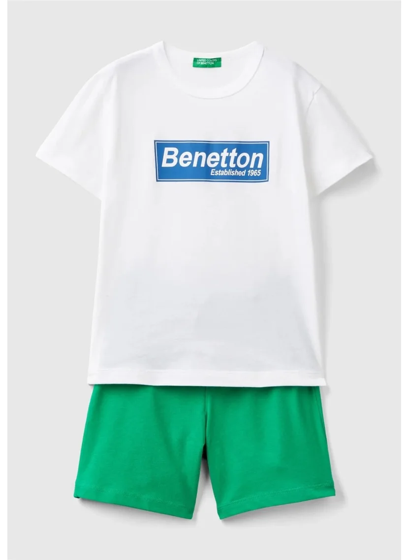 UNITED COLORS OF BENETTON Baby Boy Shorts Set 3096GK00I