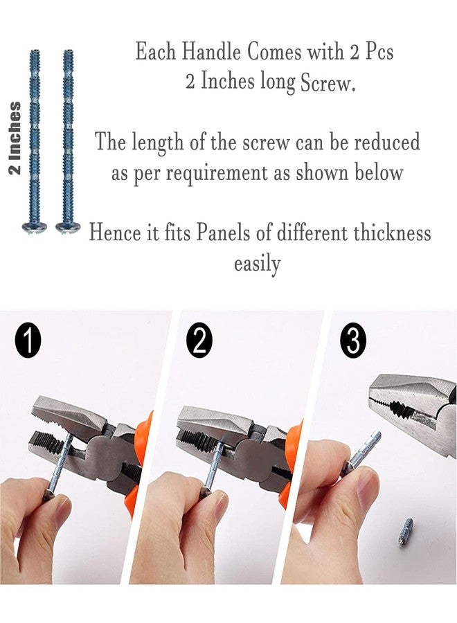 STORE 2508 Stainless Steel Cabinet Handles Pulls 4 Inches (Brushed Steel Pack of 12) - Image 4