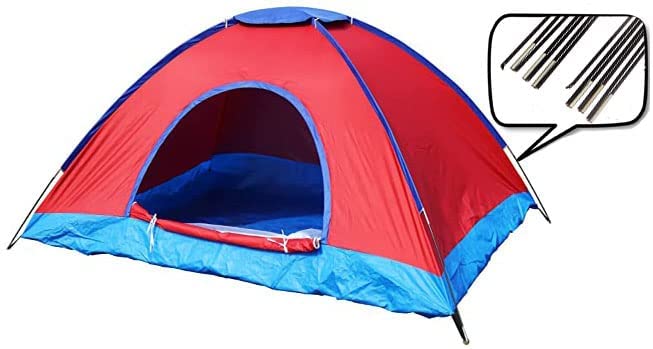 Inditradition Replacement Tent Pole Sticks for 6 Person Capacity Tents, Fiberglass Make (Black, 1 Pair, 8+8 Sticks, 170 Inches) - Image 3