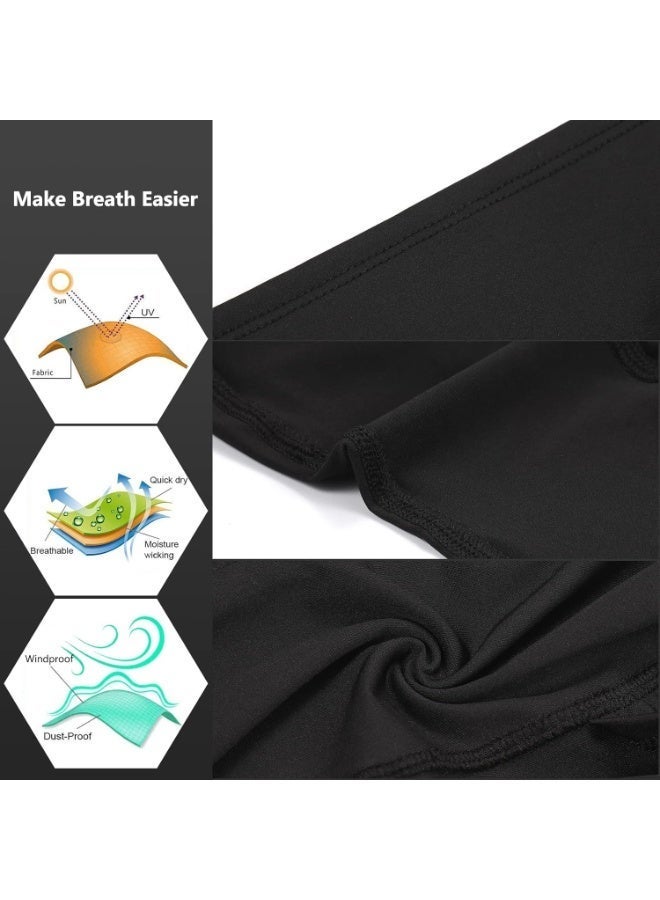 Chabeia Balaclava Ski Mask, 3 Pack Full Face Cover for Men Women Windproof Sun Protection Hood, Outdoor Sports Cycling Motorcycle - Image 4