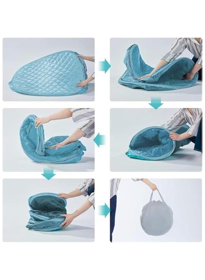 تراسل ساونا بخار محمولة من هوكور، ساونا بخار خفيفة الوزن للسبا المنزلية، مولد بخار 2 لتر و1000 واط مع 3 تروس قابلة للتعديل، خيمة ساونا شخصية قابلة للطي للاسترخاء - Image 3