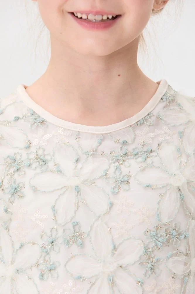 Tenda Floral blouse with sequin details
