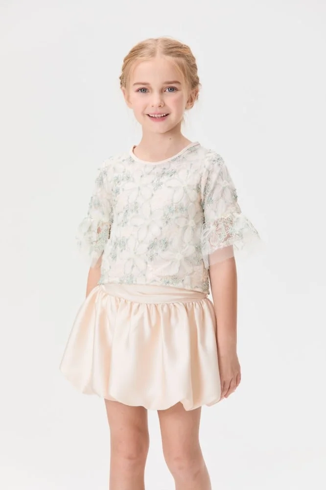 Tenda Floral blouse with sequin details