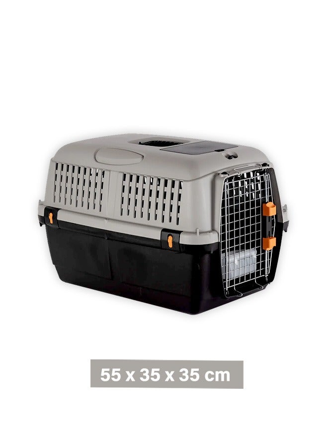 إم بي بيرجامو حاملة أطفال براكو للسفر - 2 (رمادي وأسود) - Image 1